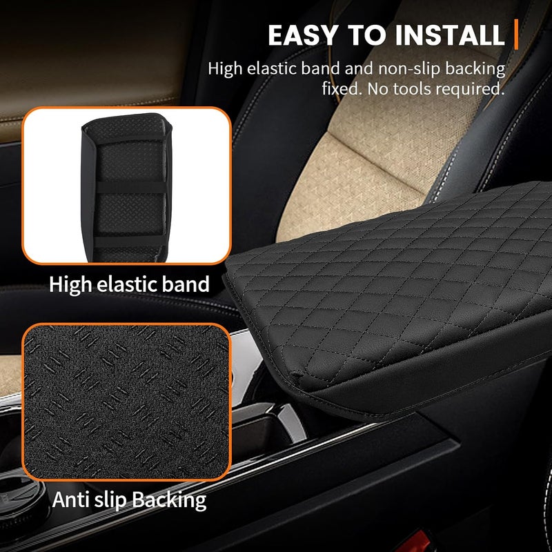 Rilsen Car Center Console Cover Armrest Cover for 2025 2026 Chevy Equinox (Not for EV), Armrest Cover Center Console Pad Interior Accessories Car Armrest Seat Box Cover Protector - Image 5